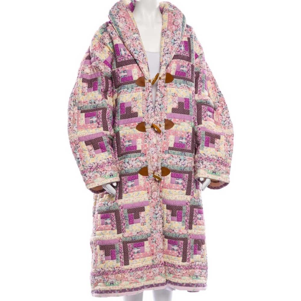 Sea New York patchwork coat